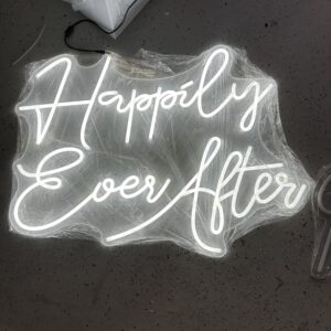 Neon sign light happily ever after 800*580mm